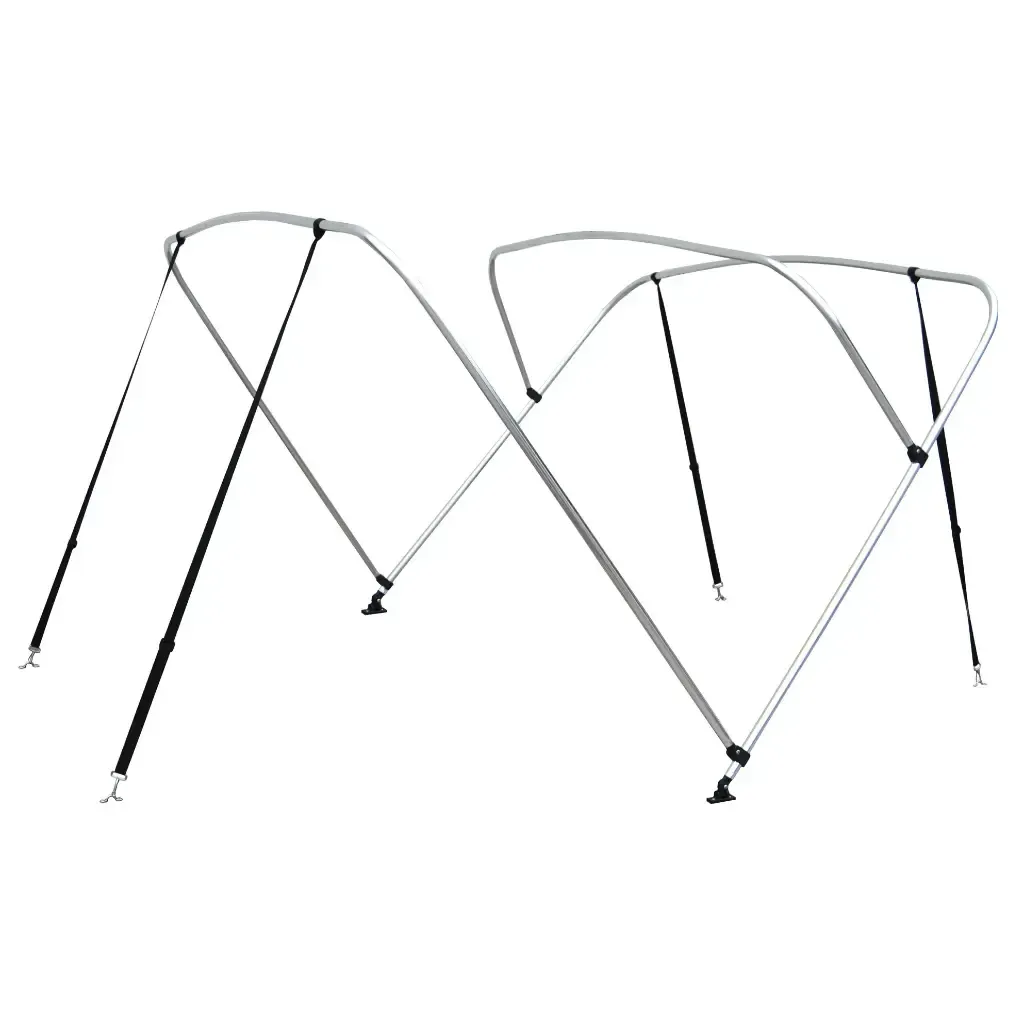 [2620S1] 三弓顶篷-◉22MM框架 (铝合金, 6'L x 42" H x 54"-60" W, 缩管式)